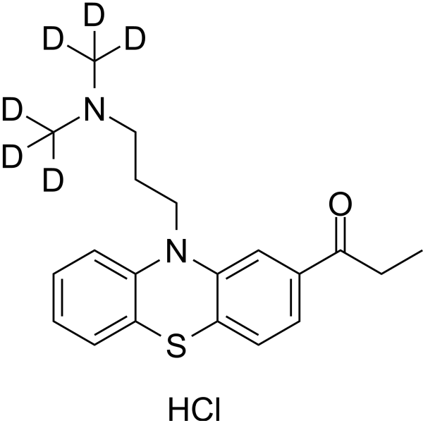 Propionylpromazine-d6 hydrochloride (propionylpromazine d6 hydrochloride) 1262770-67-1
